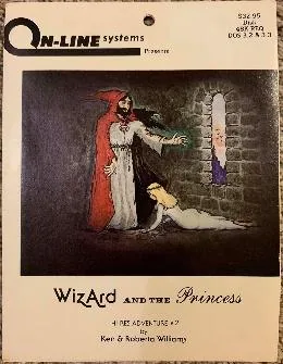 Box art: Hi-Res Adventure #2: Wizard and the Princess for Apple ][
