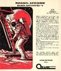 Box art: Hi-Res Adventure #0: Mission Asteroid