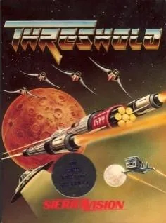 Box art: Threshold for the Apple ][ and Atari 400/800