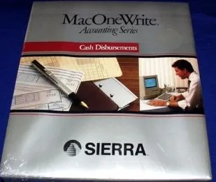 Box art: MacOneWrite: Cash Disbursements