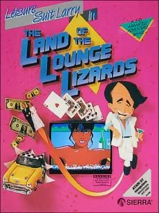 Box art: Leisure Suit Larry in the Land of the Lounge Lizards
